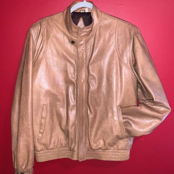 Men’s Leather Bomber Jacket w/ Insulated Lining - Picture 11 of 11